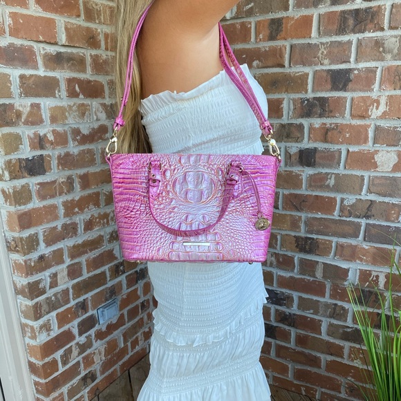NWT Brahmin Peony Misha Ombre Satchel - Picture 3 of 8